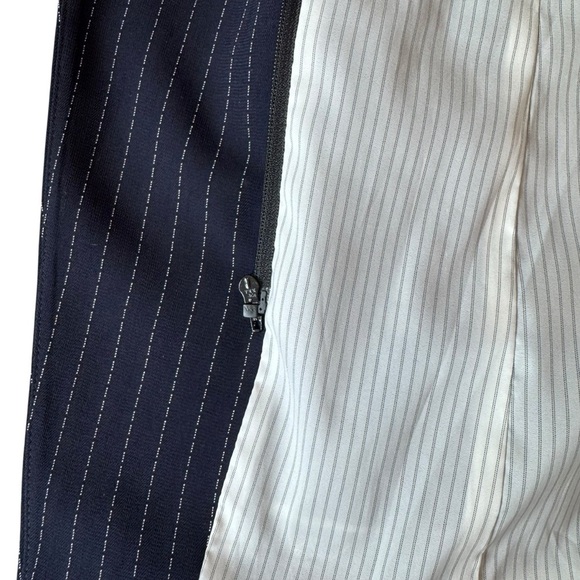 Veronica Beard Taylor Striped Lace-Up Blazer. Size 8. - Picture 14 of 14